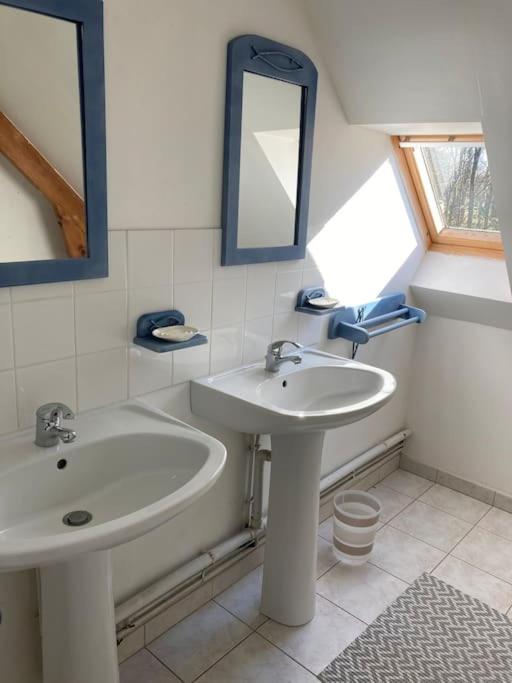 Koupelna v ubytování Gîte Rando - Marquenterre