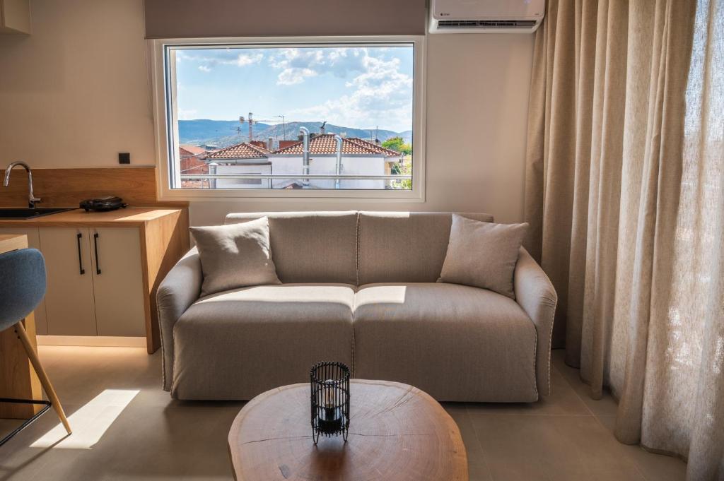 Posezení v ubytování Palaia Luxury Suite