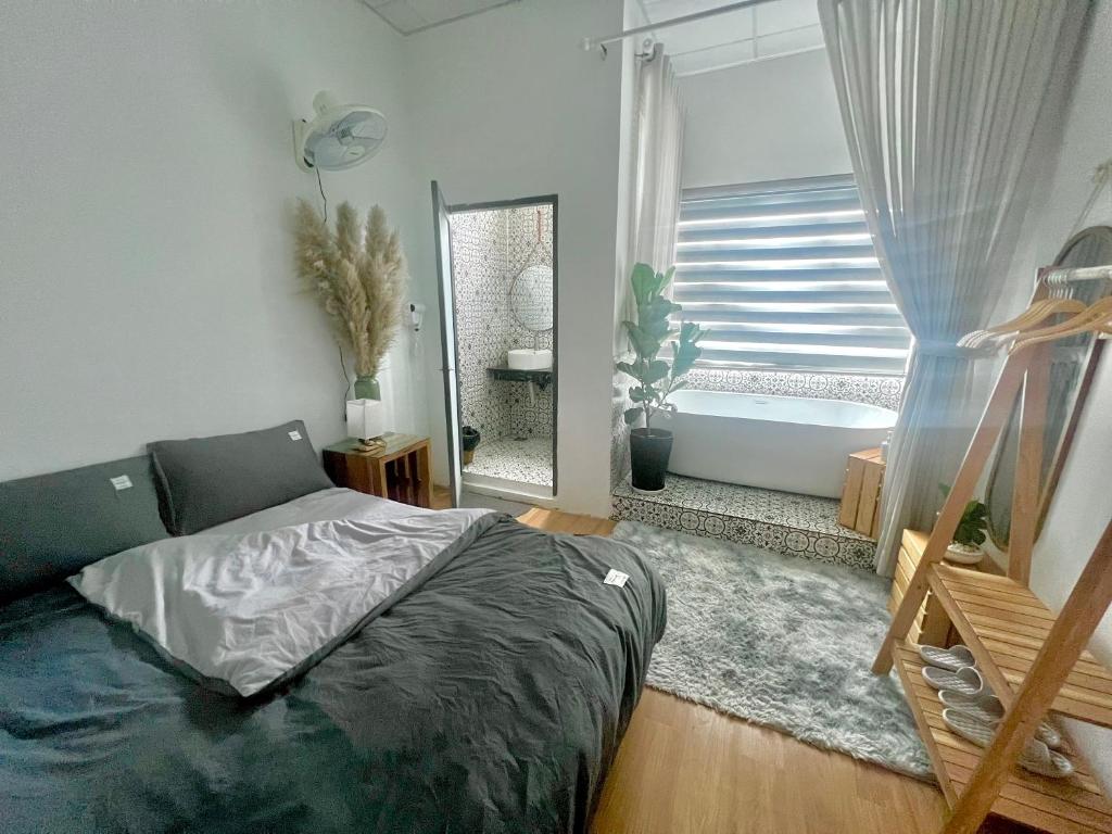 Postel nebo postele na pokoji v ubytování PITY House
