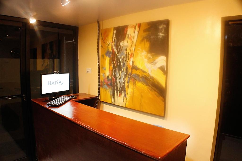 TV a/nebo společenská místnost v ubytování Haisa Apartment