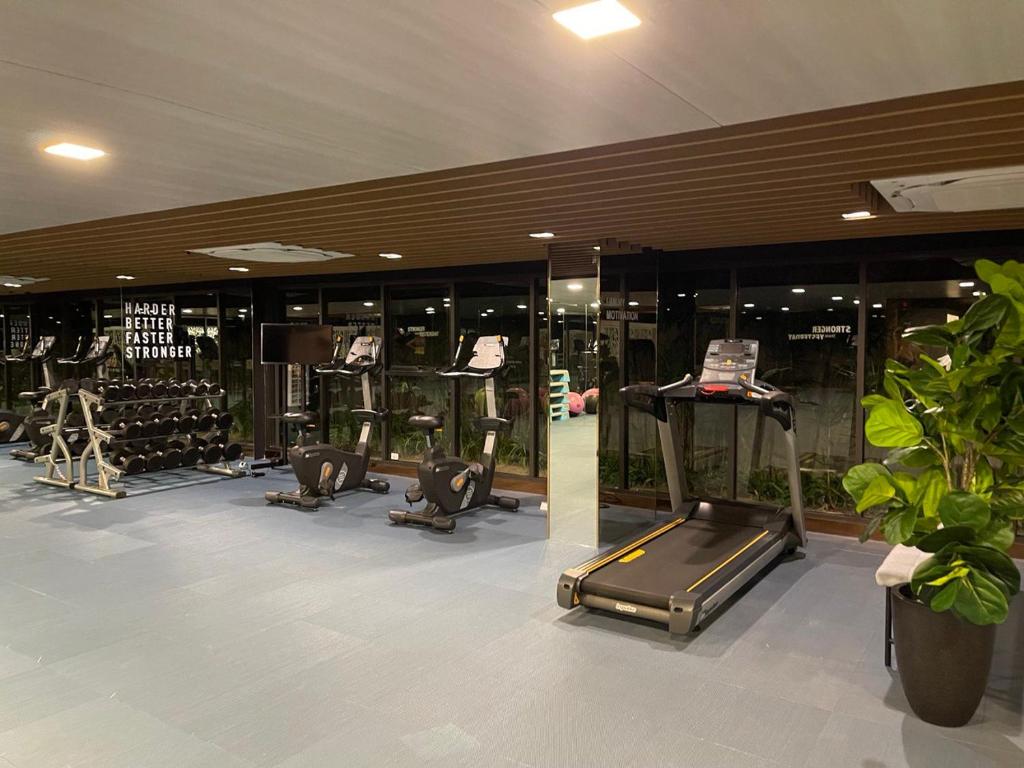 Fitness centrum a/nebo fitness zařízení v ubytování Marvest Condo Hua Hin for rent