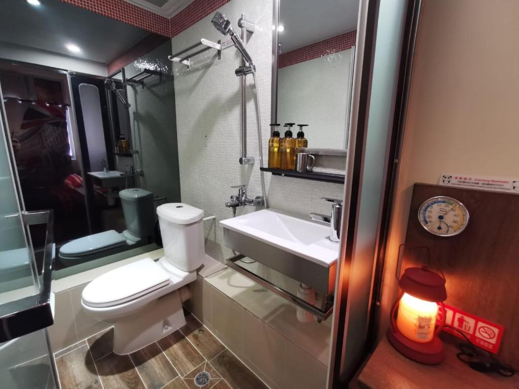 Koupelna v ubytování 香港九巴旅馆 KMB-Guesthouse