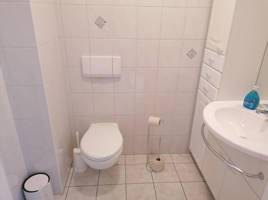 Ένα μπάνιο στο Ankommen, Aufatmen, Wohlfühlen - Urlaub und Workaktion im Oberharz