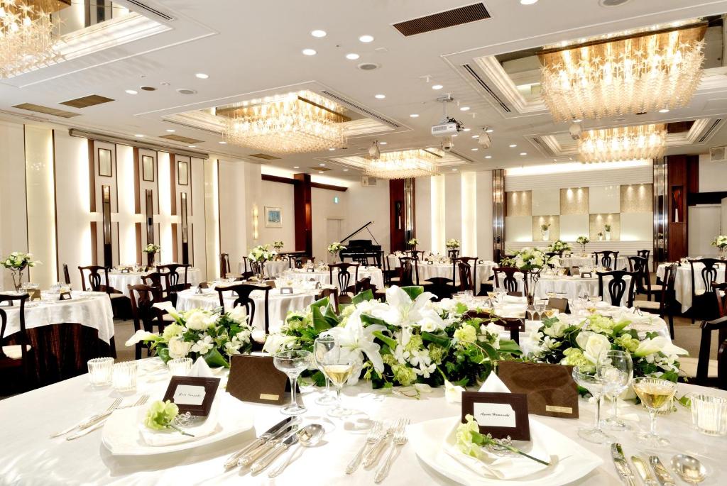 Restaurace v ubytování Hotel Emisia Tokyo Tachikawa