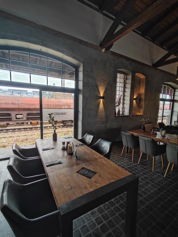 Posezení v ubytování Hostel am GÜTERBAHNHOF