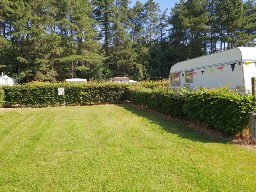Zahrada ubytování Vakantiepark Breebos: Empty Lots for tents and mobile homes