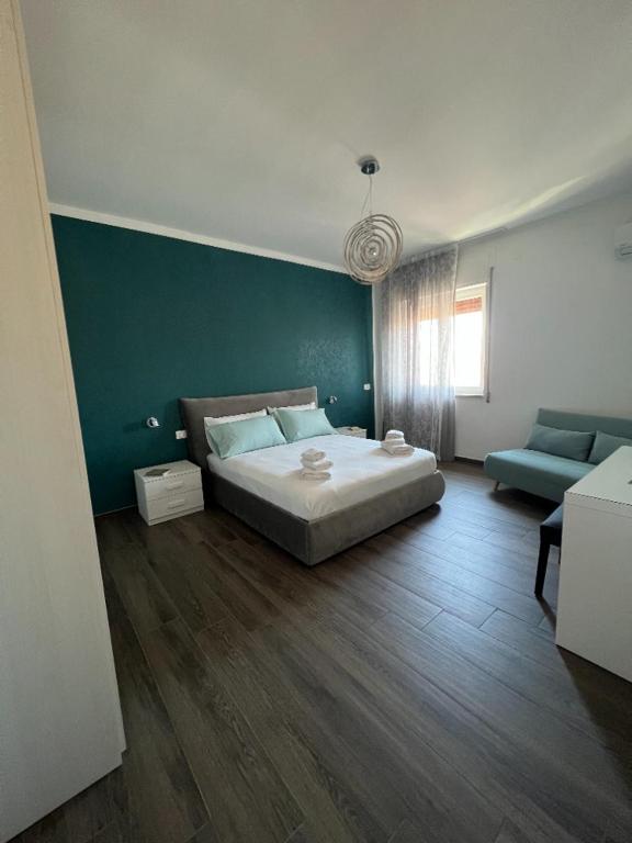 Letto o letti in una camera di Allen apartments
