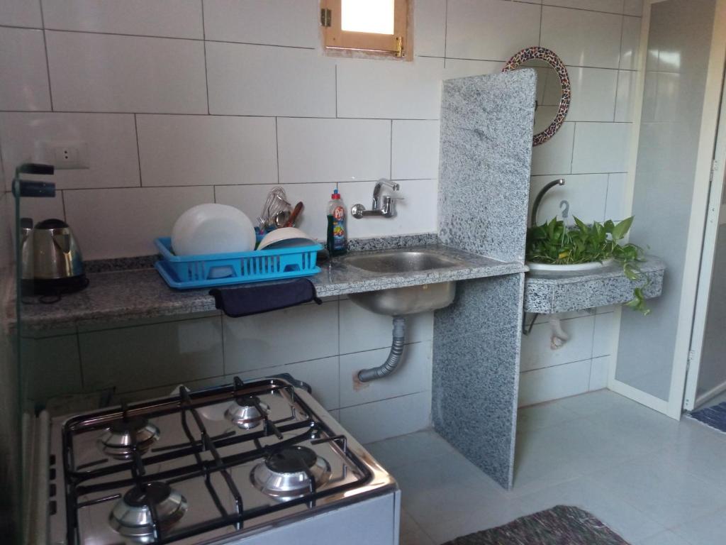 Kuchyň nebo kuchyňský kout v ubytování Haven Hideaway - Biet Moussa - بيت موسي