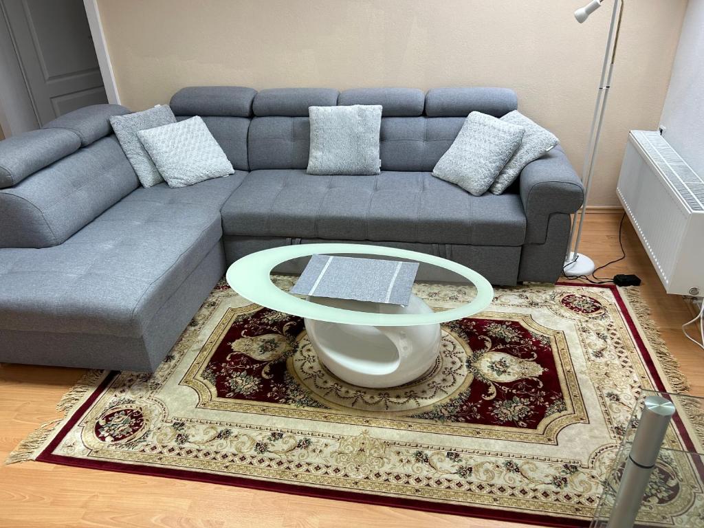 Posezení v ubytování Kondé Apartments A