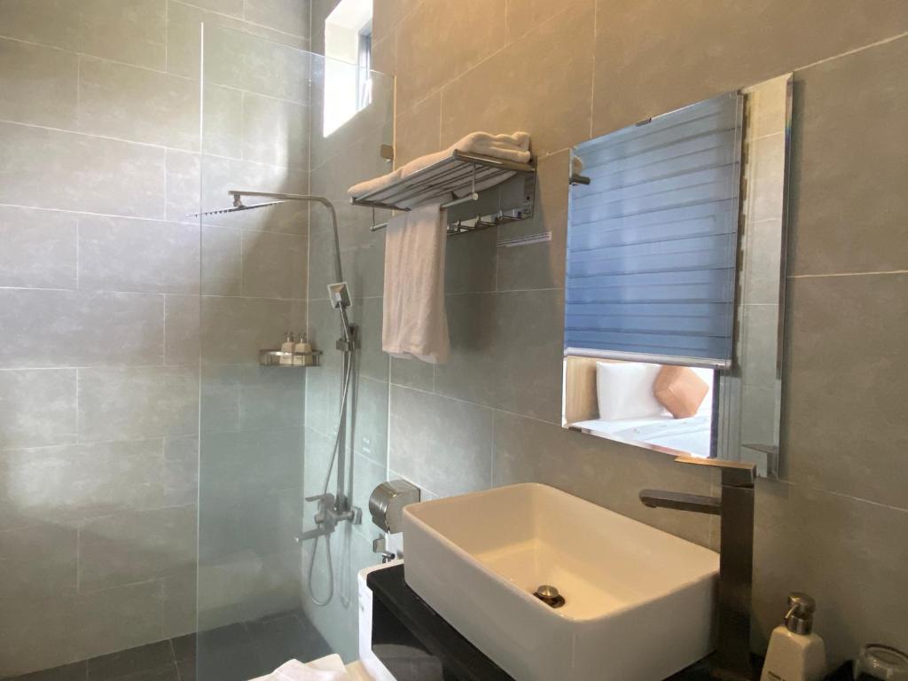 Koupelna v ubytování Ngoc Trai Xanh Bungalow