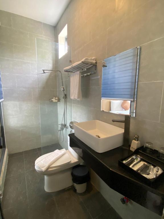 Koupelna v ubytování Ngoc Trai Xanh Bungalow