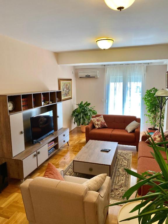 Televizorius ir (arba) pramogų centras apgyvendinimo įstaigoje Danilo's apartment