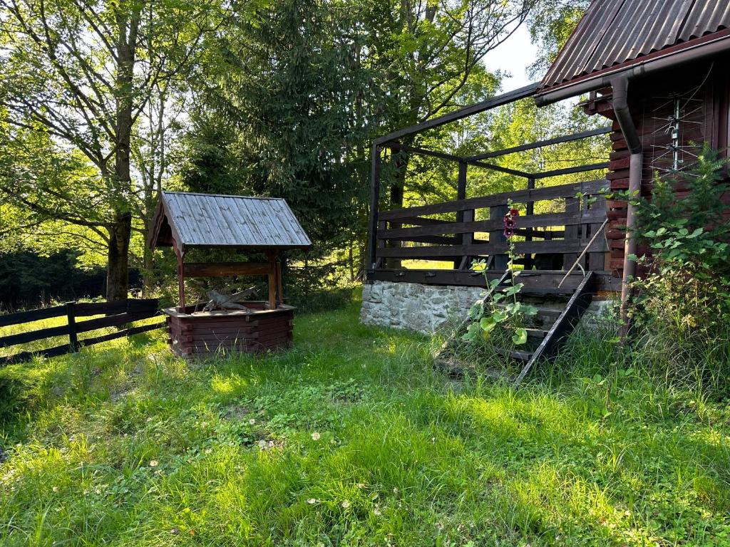 Zahrada ubytování Domek na Polance