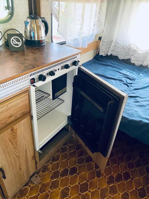 Kuchyň nebo kuchyňský kout v ubytování Tropikalny Zakątek