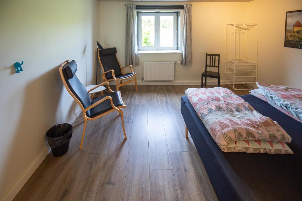 Postel nebo postele na pokoji v ubytování Bed and Breakfast Lemvig