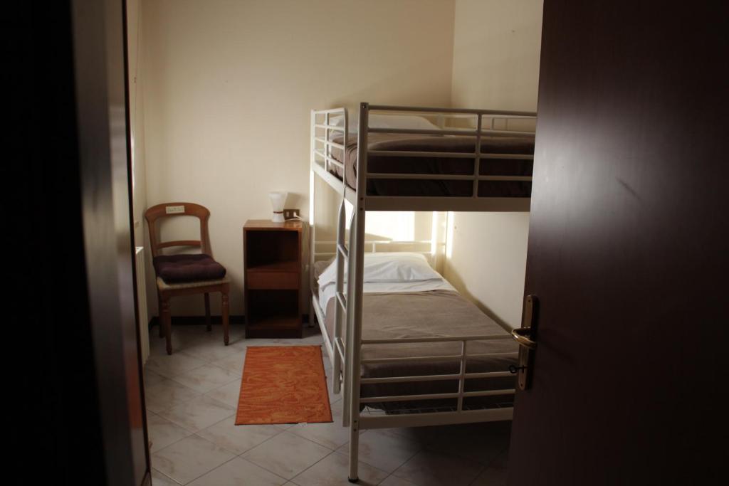Postel nebo postele na pokoji v ubytování Appartamento a due passi da Mantova