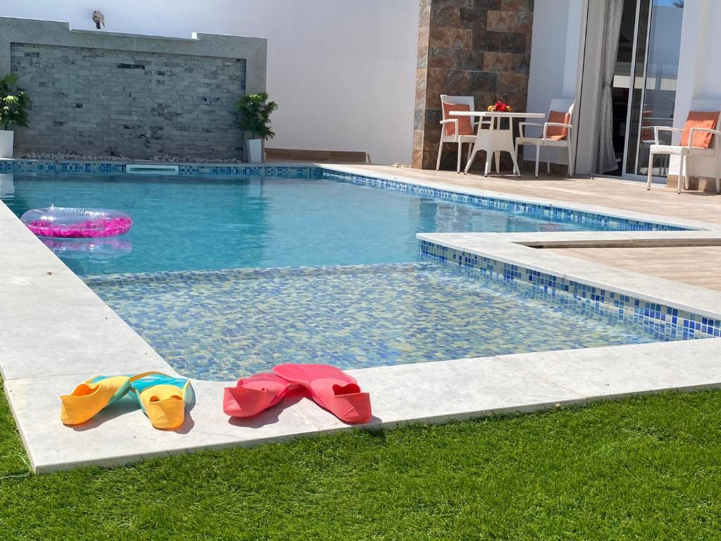 Bazén v ubytování Villa Frangipani nebo v jeho okolí