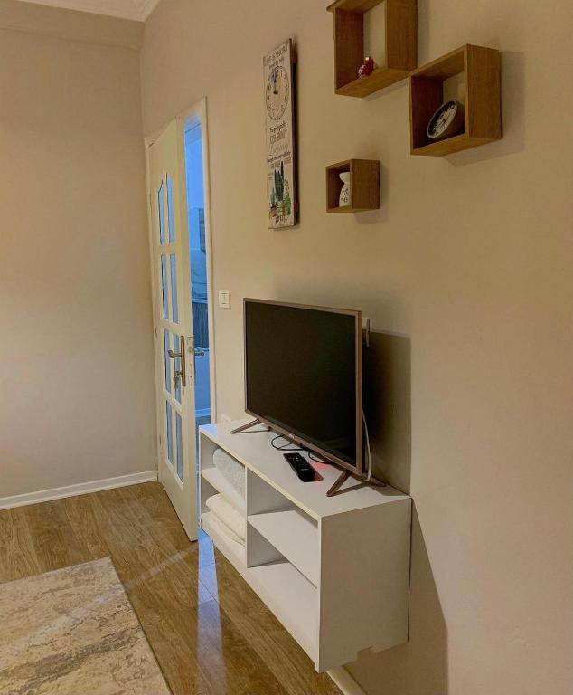 TV a/nebo společenská místnost v ubytování Elite Apartments Korçë