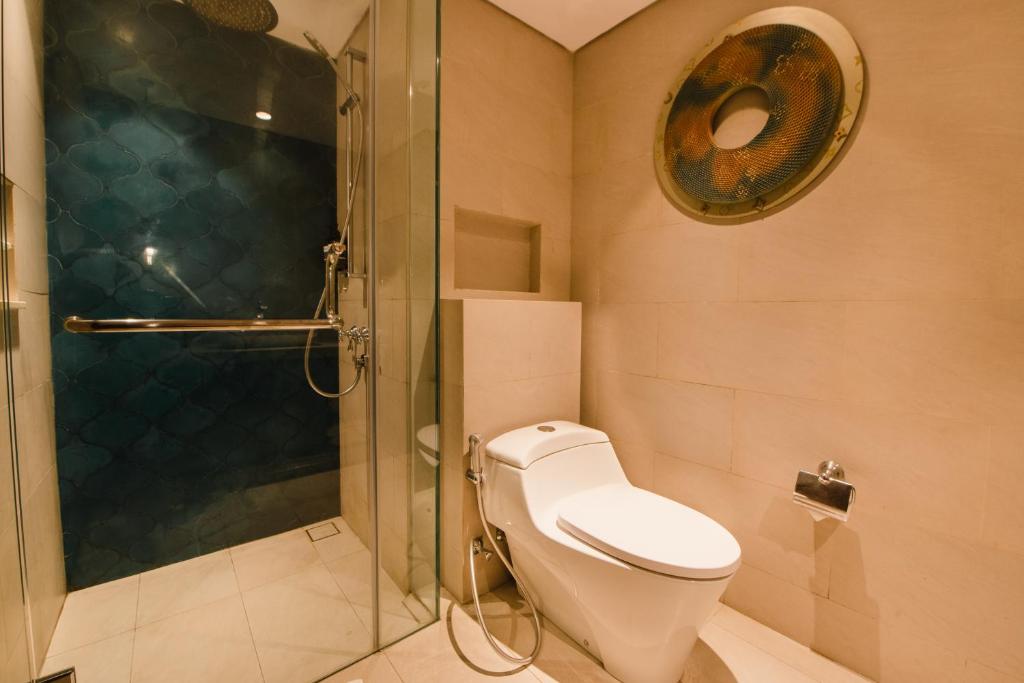 Koupelna v ubytování Ramayana Suites and Resort