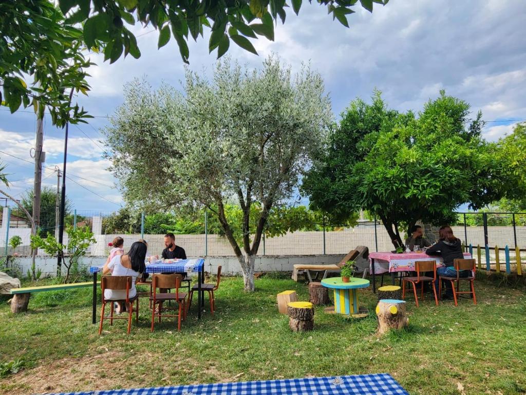 Zahrada ubytování Villa Shuaipaj