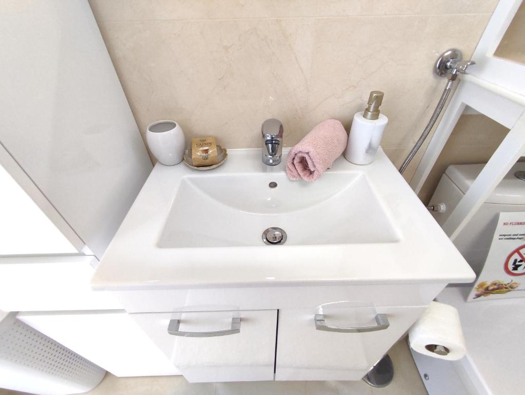 Koupelna v ubytování Apartmán BRAĆKI CVIJET
