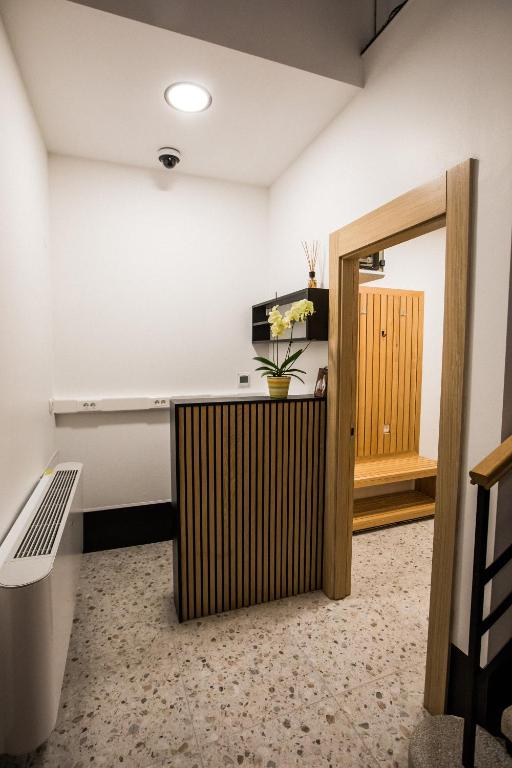 TV a/nebo společenská místnost v ubytování Klečka vila B&B rooms