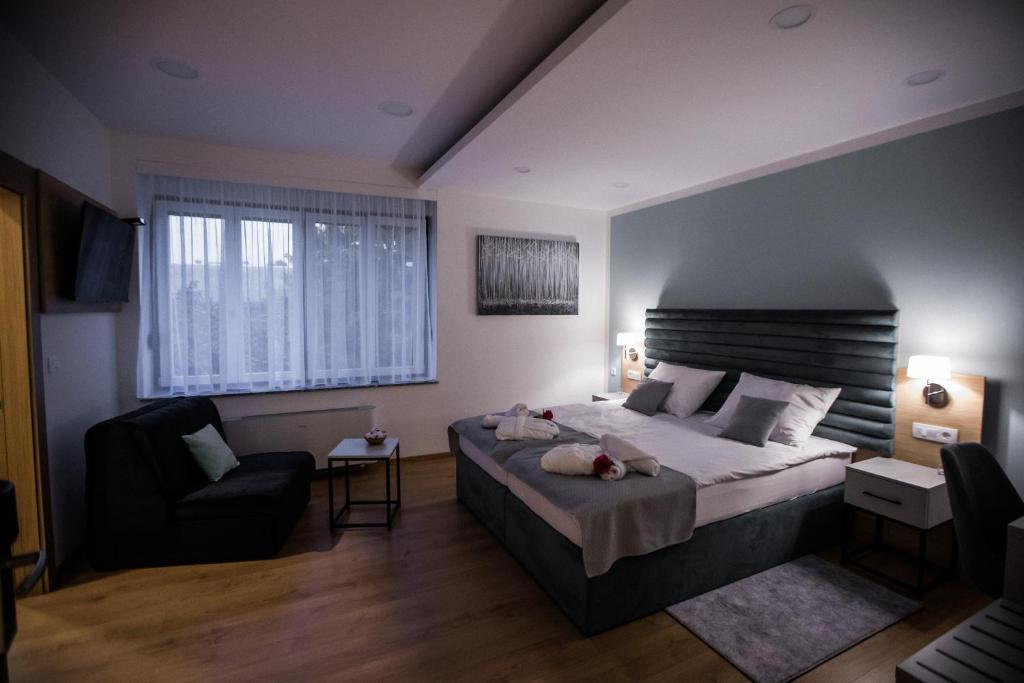 Postel nebo postele na pokoji v ubytování Klečka vila B&B rooms