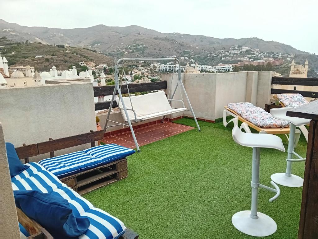 Nespecifikovaný výhled na hory nebo výhled na hory při pohledu z apartmánu