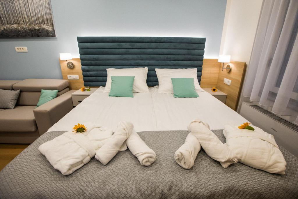 Postel nebo postele na pokoji v ubytování Klečka vila B&B rooms