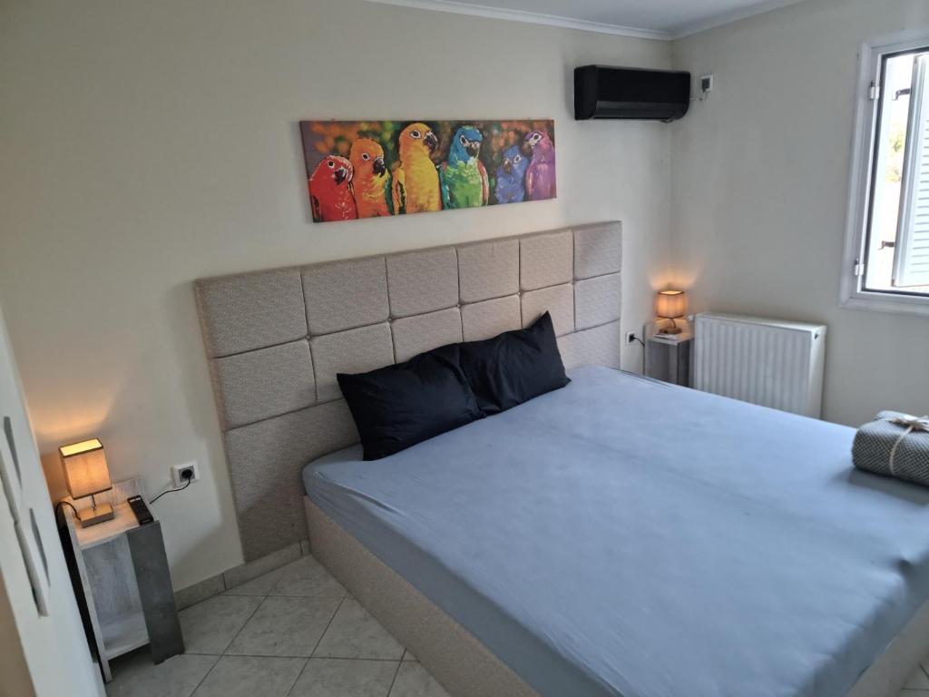 Postel nebo postele na pokoji v ubytování Andronike's Villa