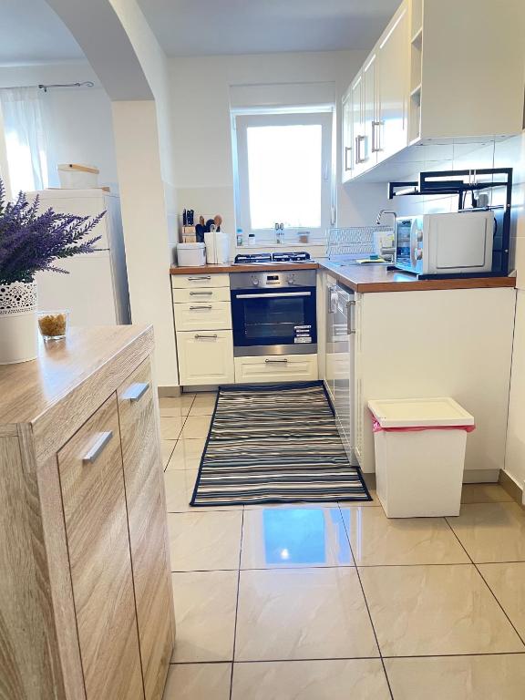 Kuchyň nebo kuchyňský kout v ubytování Apartment Vito