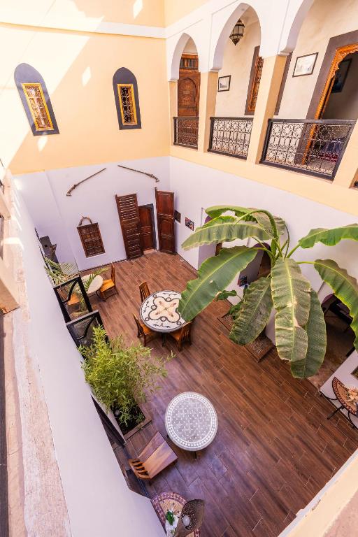 Posezení v ubytování Riad Sidi Mimoune & Spa