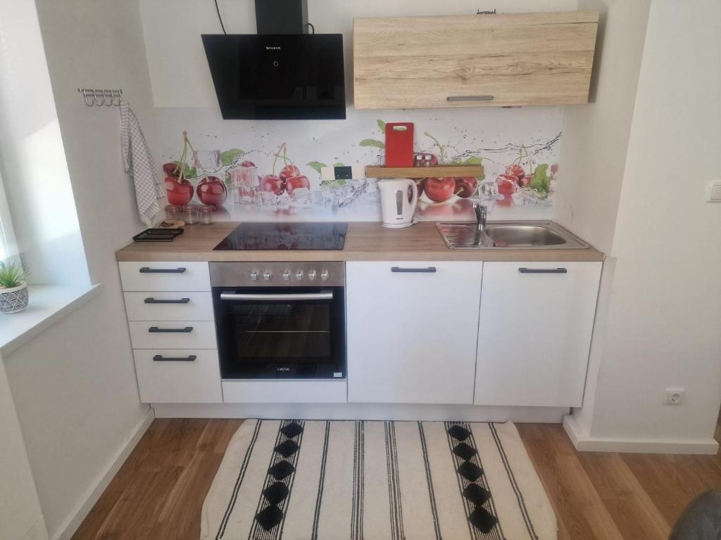 Een keuken of kitchenette bij Apartment Emma