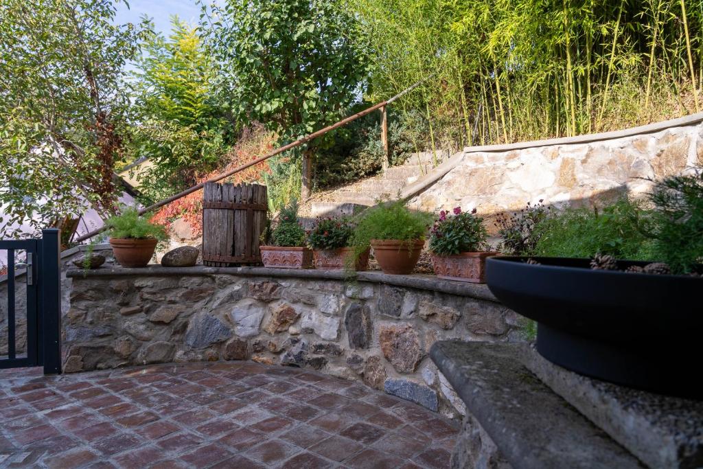 Vonkajšia záhrada v ubytovaní LOFT 2
