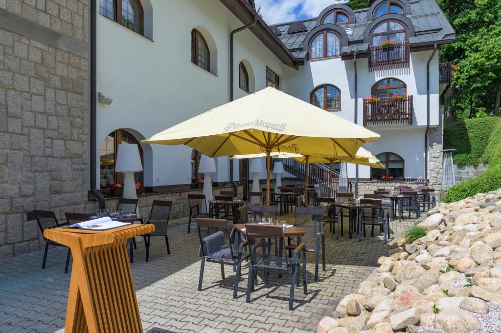 Restaurace v ubytování Wellness Hotel Windsor