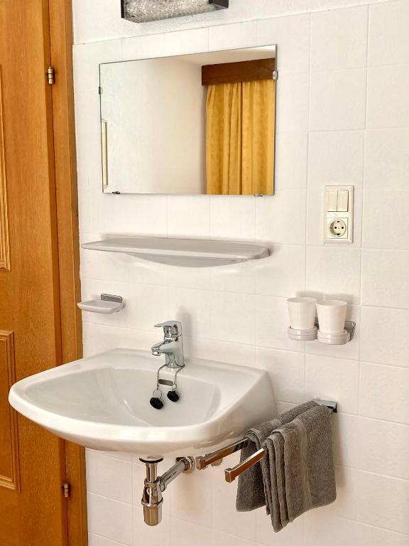 Kúpeľňa v ubytovaní Haus Evi