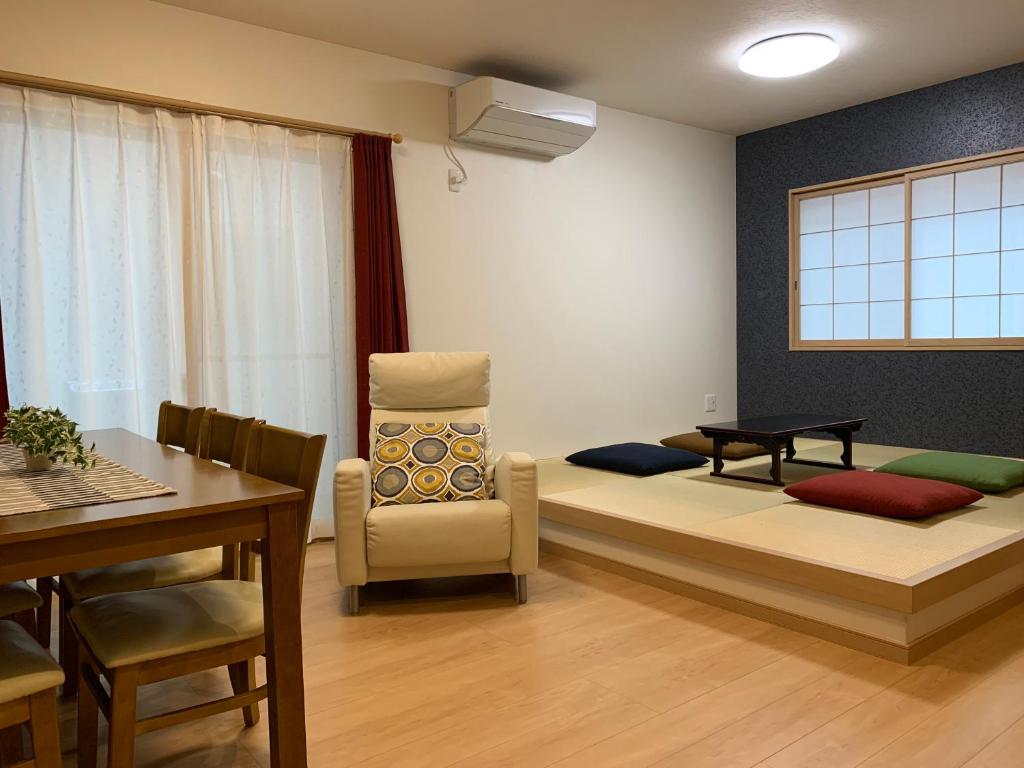 Posezení v ubytování Guesthouse Kaede Annex