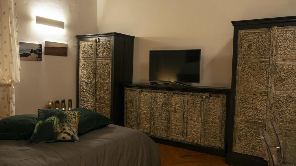 TV a/nebo společenská místnost v ubytování Villa Matildis