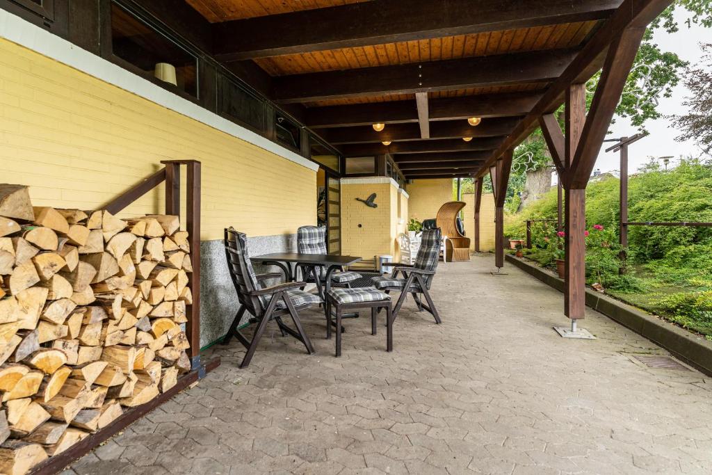 Patio nebo venkovní prostory v ubytování Ferienwohnung 2