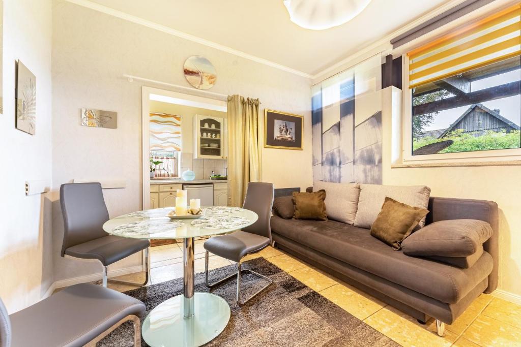 Posezení v ubytování Ferienwohnung 2