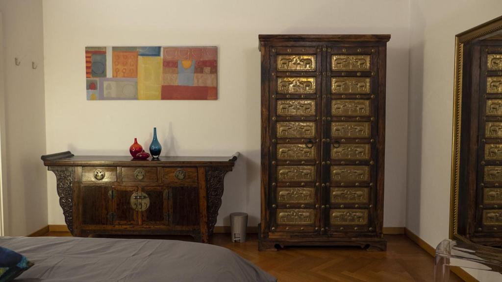 Postel nebo postele na pokoji v ubytování Villa Matildis