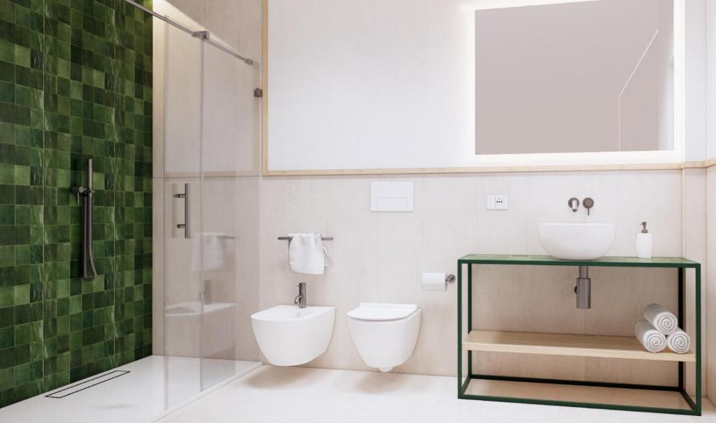 Koupelna v ubytování Estate4home - Suites 21