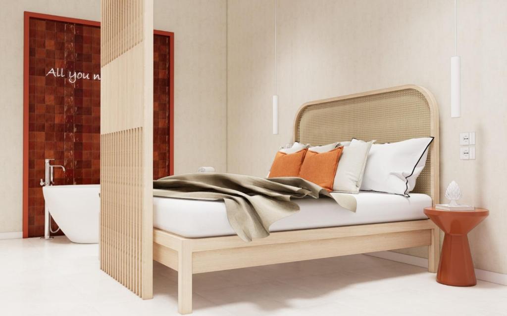 Postel nebo postele na pokoji v ubytování Estate4home - Suites 21