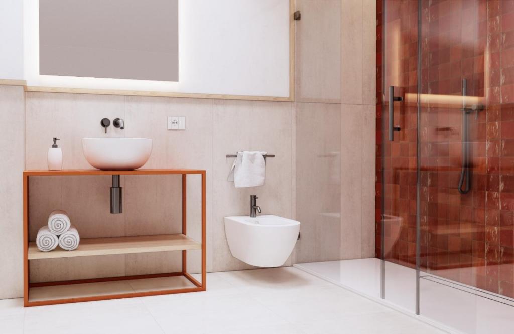 Koupelna v ubytování Estate4home - Suites 21