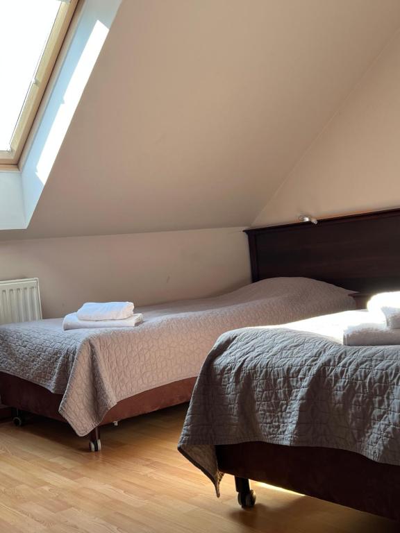Postel nebo postele na pokoji v ubytování Motel Orzeł