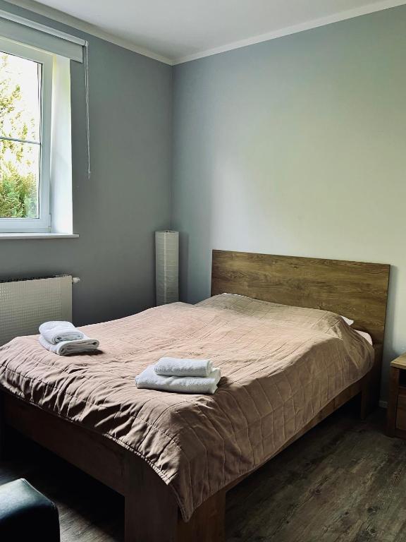 Postel nebo postele na pokoji v ubytování Motel Orzeł