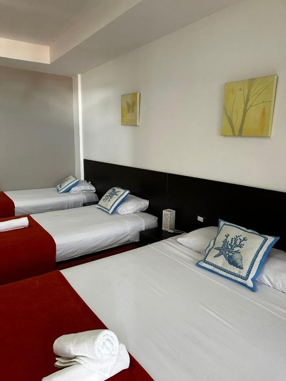Postel nebo postele na pokoji v ubytování Hotel Punta Azul