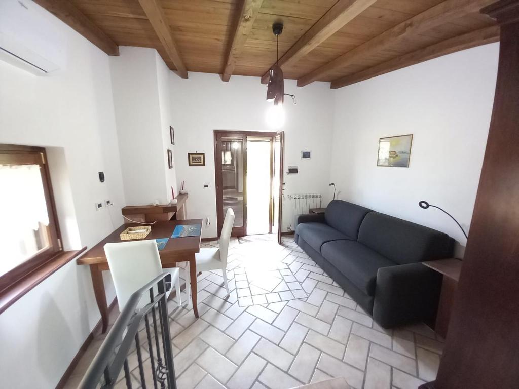Posezení v ubytování B&B Monte Tavolino