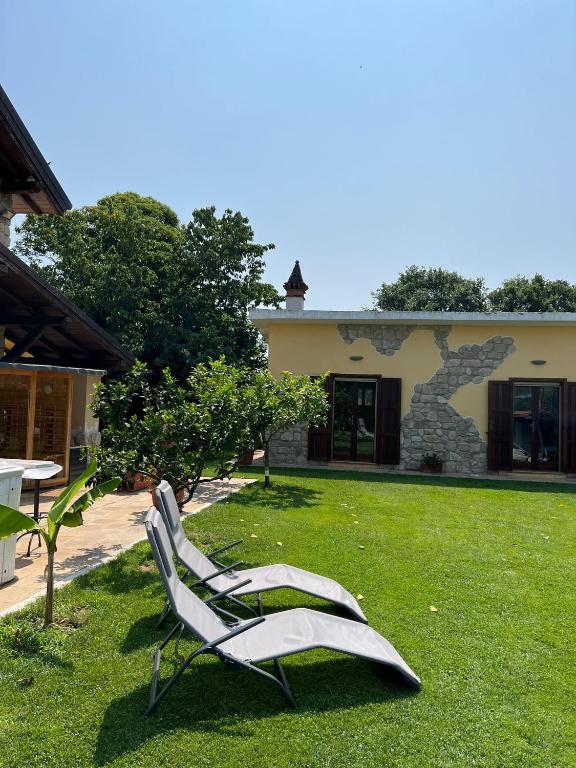 Zahrada ubytování B&B Monte Tavolino