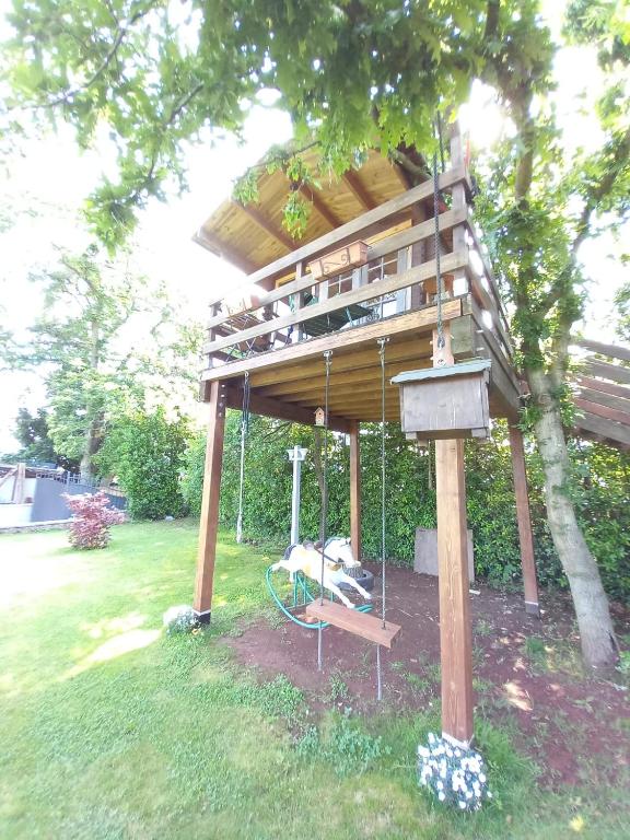 Zahrada ubytování B&B Monte Tavolino